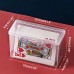 XenyieLone Transparent Plastic Box for Playing Cards, Durable and Compact Storage Case with Snap Closure for Easy Organization